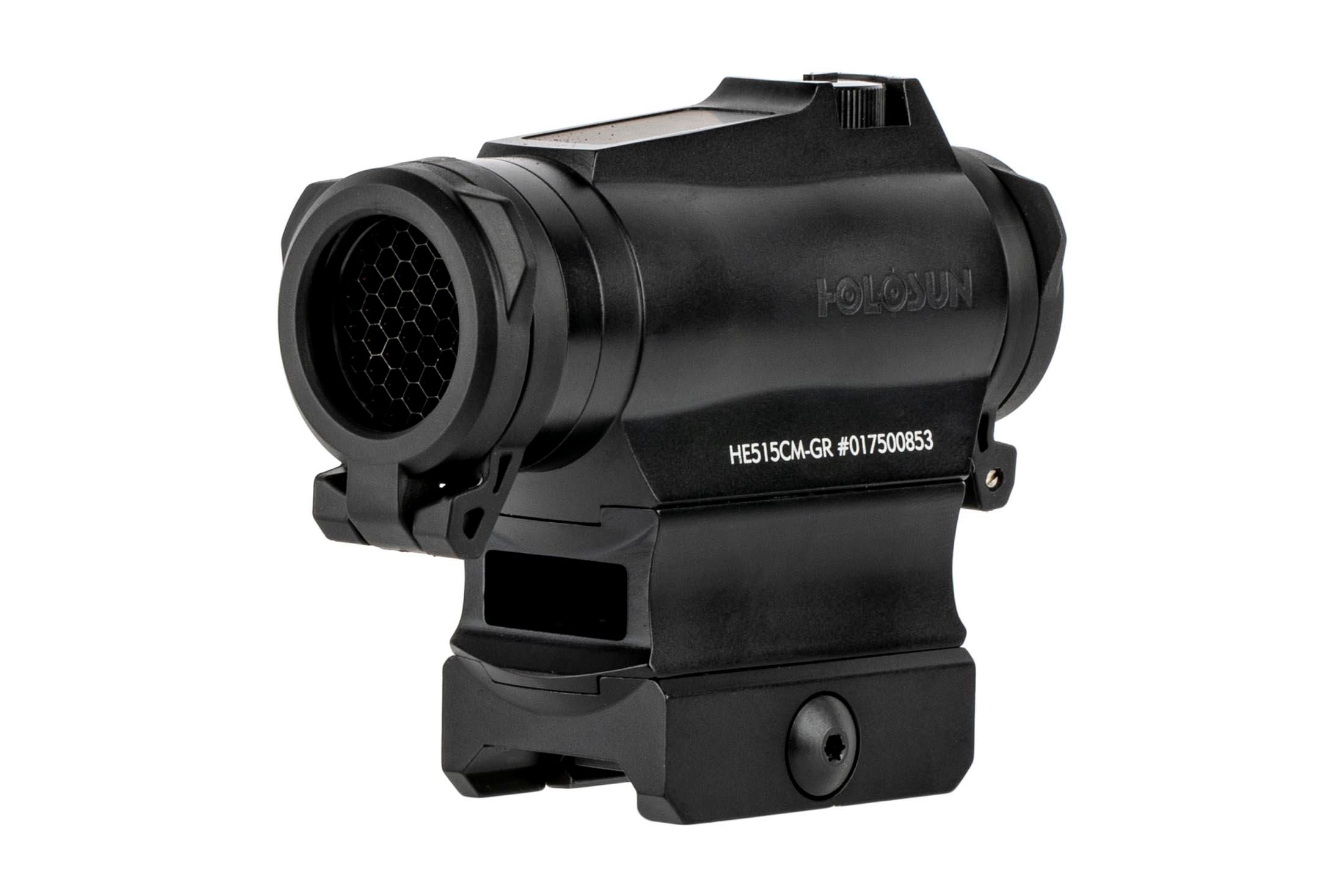 Holosun HE515CM-GR 2 MOA Micro Solar Green Dot Sight - 65